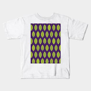 Simple Leaf Design Kids T-Shirt